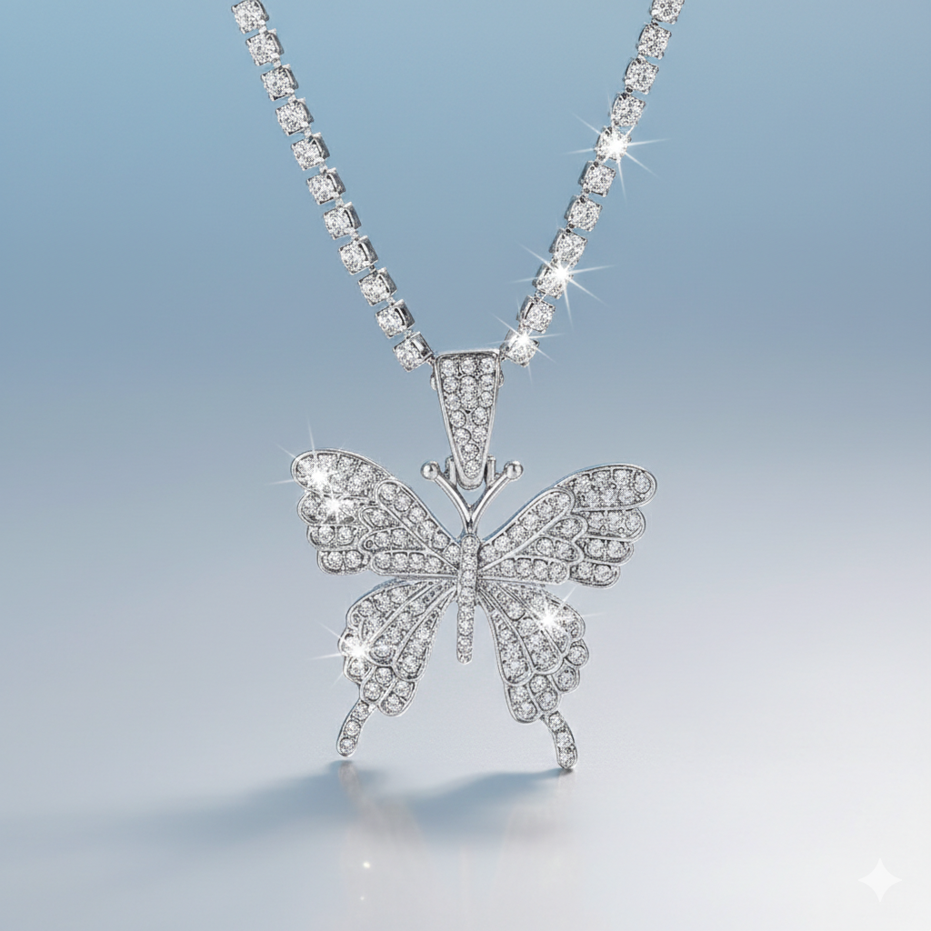 Fashion Butterfly Alloy Layered Necklaces